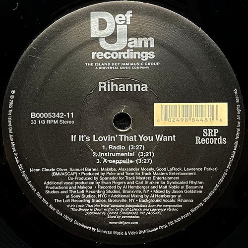 RIHANNA // IF IT'S LOVIN' THAT YOU WANT (3VER)