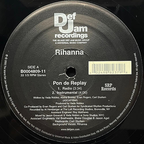 RIHANNA // PON DE REPLAY (2VER)