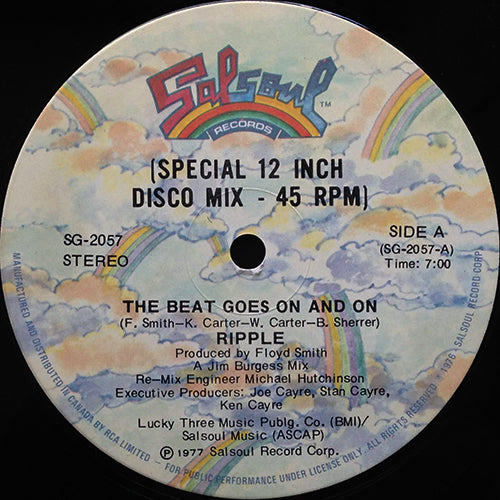 RIPPLE // THE BEAT GOES ON AND ON (7:00) / FACTS OF LIFE (4:28)