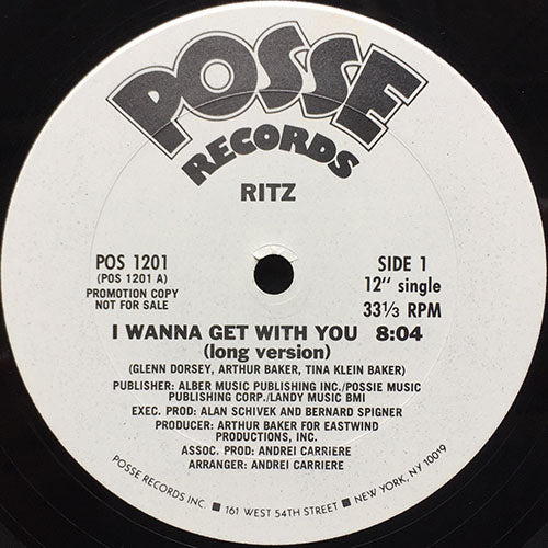 RITZ // I WANNA GET WITH YOU (8:04/3:38)