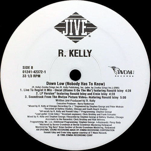 R. KELLY feat. RONALD ISLEY // DOWN LOW (NOBODY HAS TO KNOW) (4VER)