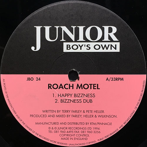 ROACH MOTEL // HAPPY BIZZNESS / BIZZNESS DUB / WILD LUV