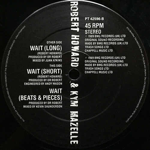 ROBERT HOWARD & KYM MAZELLE // WAIT (3VER)