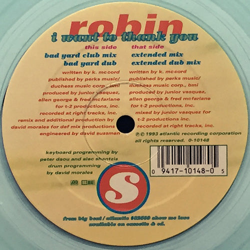 ROBIN S // I WANT TO THANK YOU (DAVID MORALES & JUNIOR VASQUEZ REMIX) (4VER)