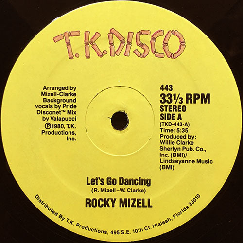 ROCKY MIZELL // LET'S GO DANCING (5:35) / I DON'T CARE WHAT YOU SAY (I'M GONNA LOVE YOU TONIGHT) (3:40)