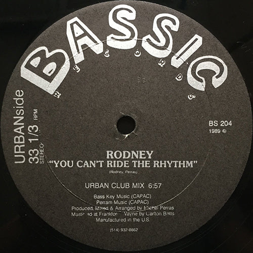 RODNEY / URBAN PARTS // YOU CAN'T RIDE THE RHYTHM (2VER) / STEAL THE BASS