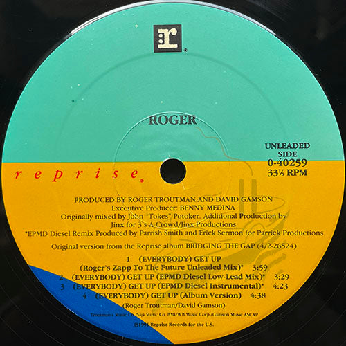 ROGER // (EVERYBODY) GET UP (EPMD REMIX & ORIGINAL) (8VER)