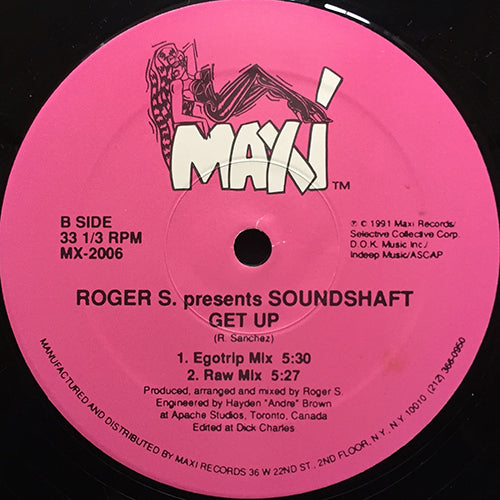 ROGER S. presents SOUNDSHAFT // GET UP (3VER)