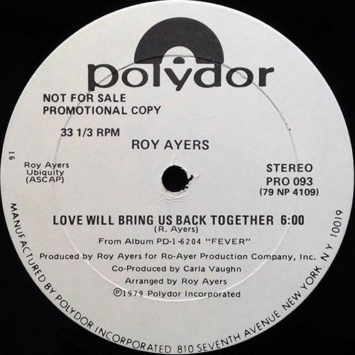 ROY AYERS // LOVE WILL BRING US BACK TOGETHER (6:00)