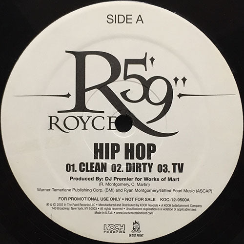 ROYCE DA 5'9" // HIP HOP (5VER)