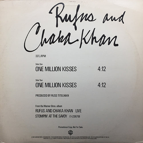 RUFUS & CHAKA KHAN // ONE MILLION KISSES (4:12)