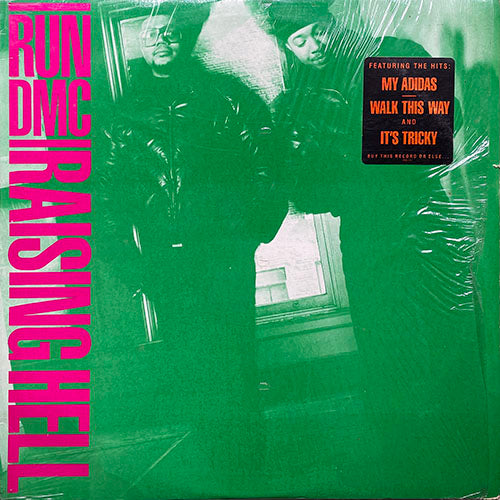 RUN DMC // RAISING HELL (LP) inc. PETER PIPER / MY ADIDAS / IT'S TRICKY / WALK THIS WAY / YOU BE ILLIN' / PROUD TO BE BLACK etc...