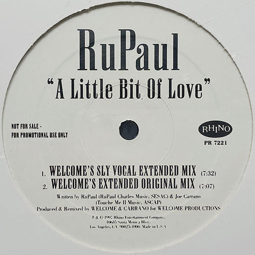 RUPAUL // A LITTLE BIT OF LOVE (4VER)