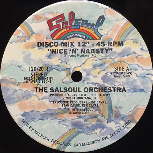 SALSOUL ORCHESTRA // NICE 'N' NAASTY (5:49) / SALSOUL 3001 (7:44)