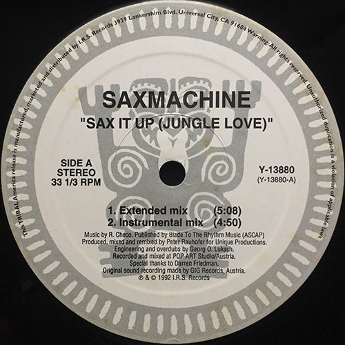 SAX MACHINE // SAX IT UP (JUNGLE LOVE) (4VER)