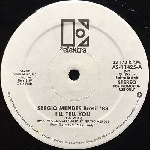 SERGIO MENDES Brasil '88 // I'LL TELL YOU (5:49) / LONELY WOMAN (3:22)