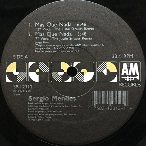 SERGIO MENDES // MAS QUE NADA (REMIX) (4VER)