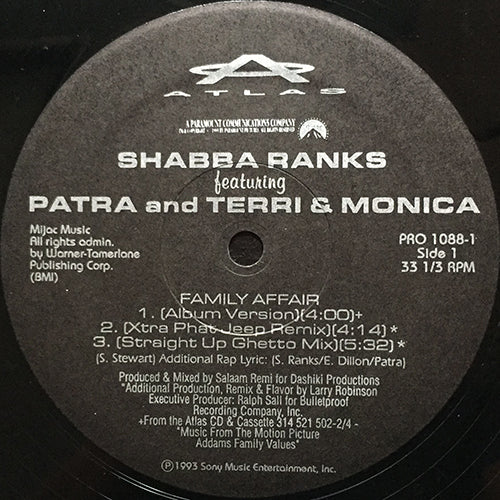 SHABBA RANKS feat. PATRA, TERRI & MONICA // FAMILY AFFAIR (7VER)