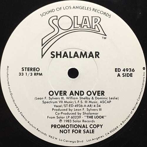 SHALAMAR // OVER AND OVER (4:34)