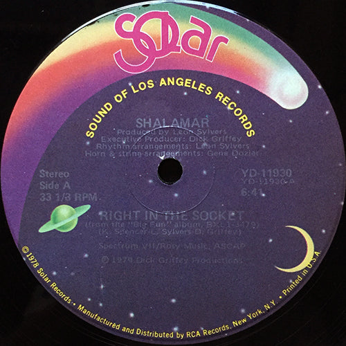 SHALAMAR // RIGHT IN THE SOCKET (6:41) / GIRL (5:24)