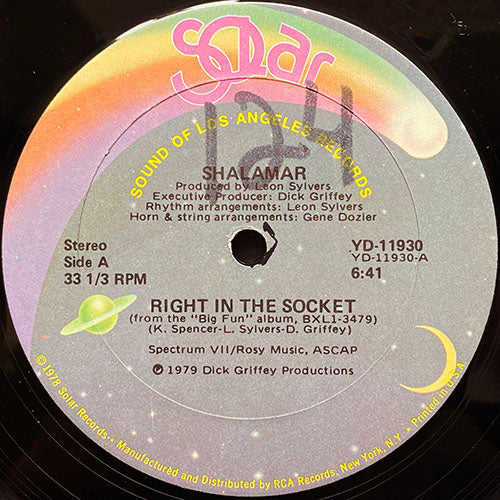 SHALAMAR // RIGHT IN THE SOCKET (6:41) / GIRL (5:24)