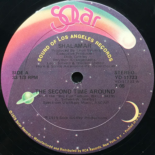 SHALAMAR // THE SECOND TIME AROUND (7:05) / LEAVE IT ALL UP TO YOU (3:46)