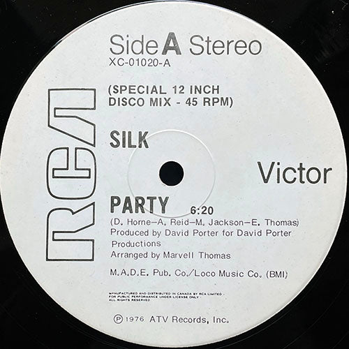 SILK / BROADWAY // PARTY (6:20) / X-15 (6:48)
