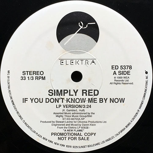 SIMPLY RED // IF YOU DON'T KNOW ME BY NOW (3:24)