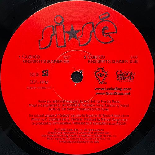 SI SE // CUANDO (KING BRITT REMIX) (4VER) / THE RAIN (FUNKY LOWLIVES REMIX)