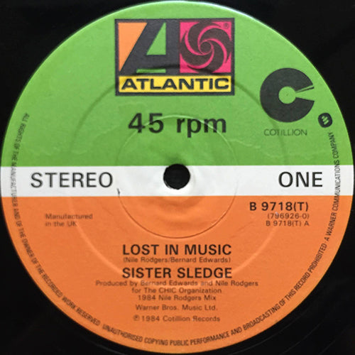 SISTER SLEDGE // LOST IN MUSIC / SMILE