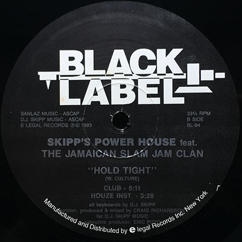 SKIPP'S POWER HOUSE feat. THE JAMAICAN SLAM JAM CLAN // COME SELECTOR (2VER) / HOLD TIGHT (2VER)