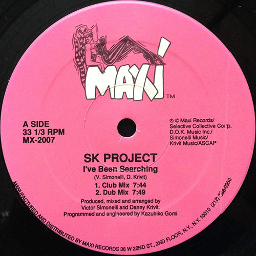 SK PROJECT // I'VE BEEN SEARCHING (2VER) / YOUR LOVE IS TAKING ME OVER (DEEP MIX) (2VER)