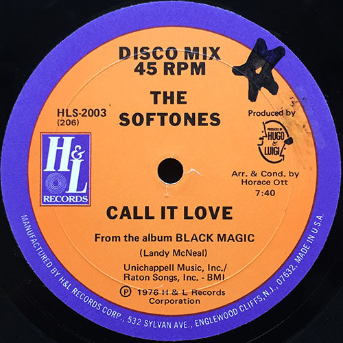 SOFTONES // CALL IT LOVE (7:40) / LOVE CHILD (3:15)