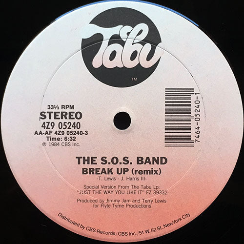 S.O.S. BAND // BREAK UP (REMIX) (6:32/6:30)