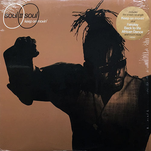 SOUL II SOUL // KEEP ON MOVIN' (LP) inc. FAIRPLAY / HOLDIN' ON (BAMBELALA) / FEELING FREE / AFRICAN DANCE / DANCE / HAPPINESS (DUB) / BACK TO LIFE / JAZZIE'S GROOVE