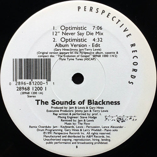 SOUNDS OF BLACKNESS // OPTIMISTIC (4VER)