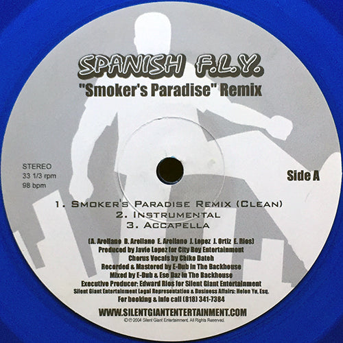 SPANISH F.L.Y. // SMOKER'S PARADISE (REMIX) (3VER) / GOVERNMENT GANGSTAS (3VER)