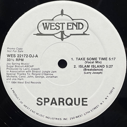 SPARQUE // TAKE SOME TIME (3VER) / ISLAM ISLAND (5:27)