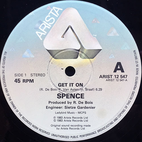 SPENCE // GET IT ON (6:29) / MADONNA (3:32)