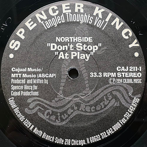 SPENCER KINCY // TANGLED THOUGHTS VOL. 1 (EP) inc. DON'T STOP / AT PLAY / MARATHON / KIT KAT CLUB