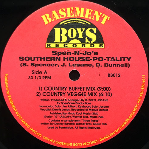 SPEN-N-JO'S SOUTHERN HOUSE-PO-TALITY // STOP!!! (FEEL WHAT YOU WONT) (REMIX) (5VER)