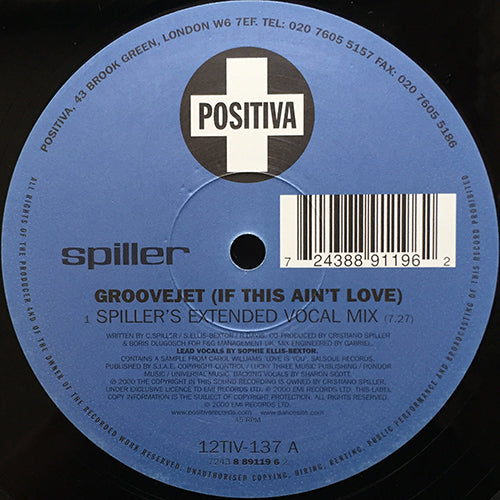 SPILLER // GROOVEJET (IF THIS AIN'T LOVE) (3VER)