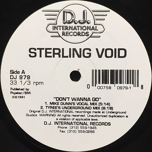 STERLING VOID // DON'T WANNA GO (4VER)