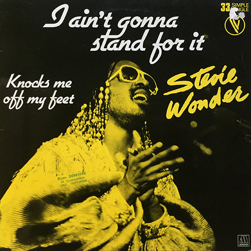 STEVIE WONDER // I AIN'T GONNA STAND FOR IT (4:35) / KNOCKS ME OFF MY FEET (3:35)