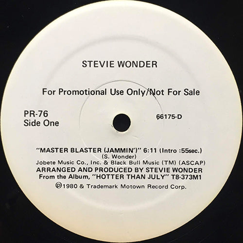 STEVIE WONDER // MASTER BLASTER (JAMMIN') (6:11) / (DUB) (6:27)