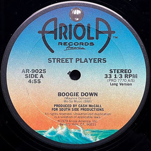 STREET PLAYERS // BOOGIE DOWN (4:55) / AIN'T NO DOUBT (4:50)