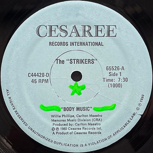 STRIKERS // BODY MUSIC (7:30) / FEEL FREE (7:30)