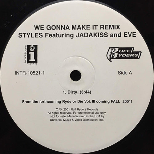 STYLES feat. JADAKISS & EVE // WE GONNA MAKE IT (REMIX) (3VER)