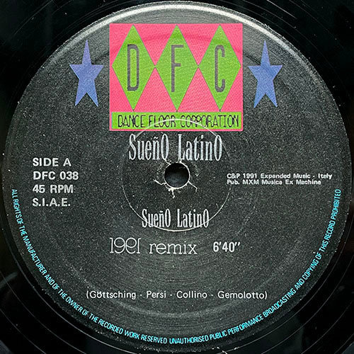SUENO LATINO // SUENO LATINO (1991 REMIX) (6:40) / (MIDNIGHT MIX) (5:30)
