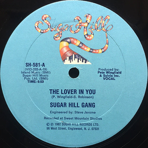 SUGARHILL GANG // THE LOVER IN YOU (6:53) / (INSTRUMENTAL) (6:53)
